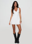 Adder Mini Dress White