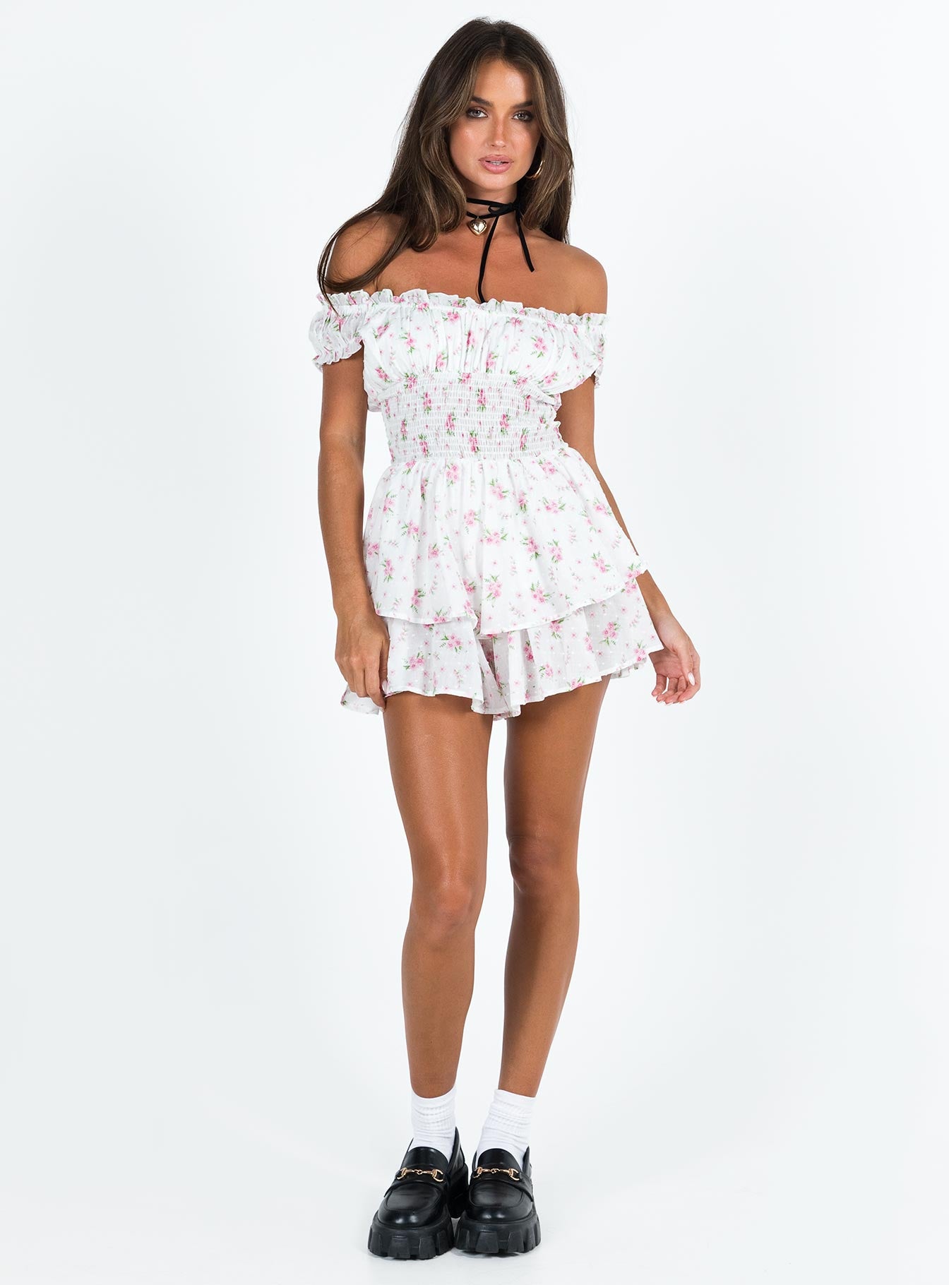 love galore dress princess polly The Love Galore Romper White Floral