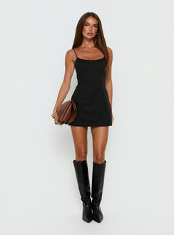 Yumiko Scoop Playsuit Black