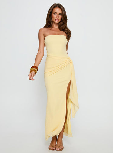 princess polly yellow homecoming dress Portia and Scarlett PS24762 Short Homecoming Dress– PromGirl