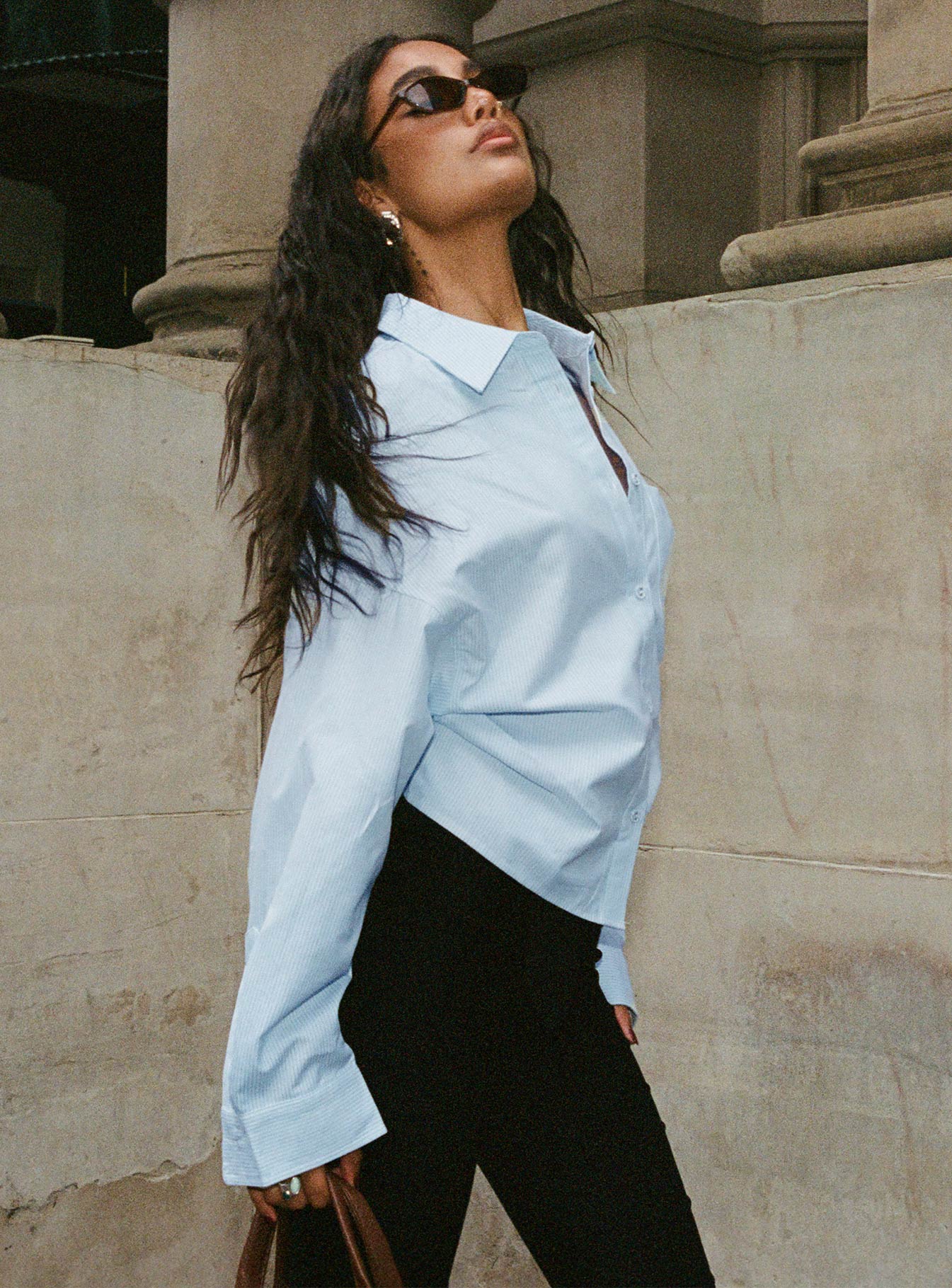 Chips Are Down Shirt Blue | Princess Polly