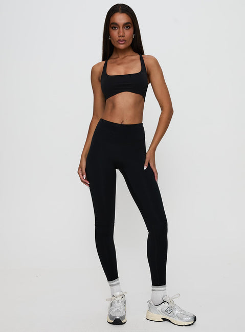 Dellah Ruched Back Leggings Black Dellah Ruched Back Leggings Black