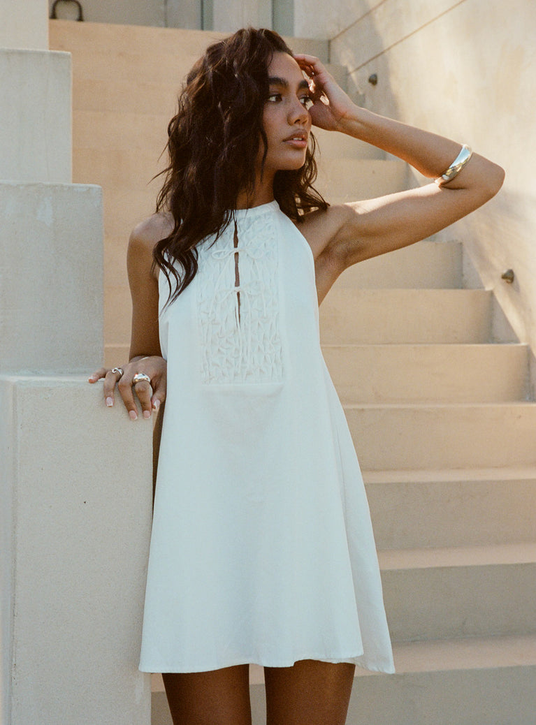 Loreena Mini Dress White
