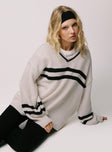 Mystique Knit Sweater Cream