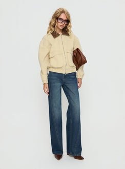 Sancia Bomber Jacket Beige