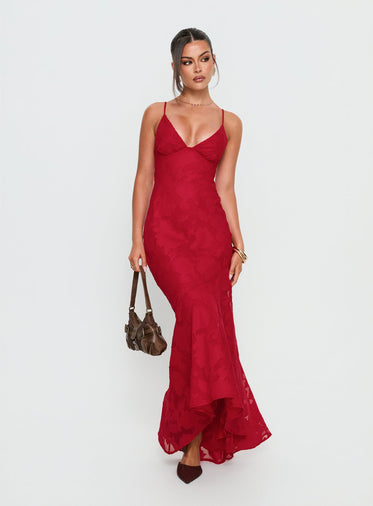 strapless open back dress Kenzie Maxi Dress Green
