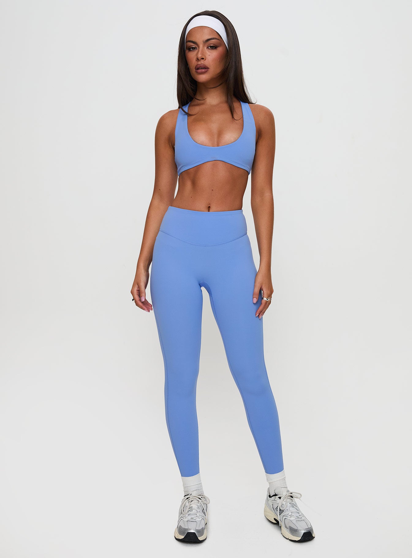 Pulse Active Halter Crop Blue