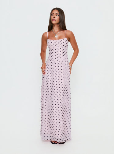 open lace back dress Emily Maxi Dress White
