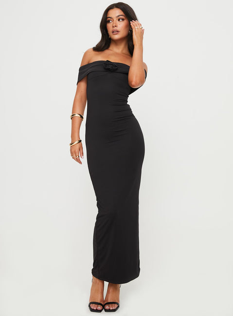 product Princess Polly Sweetheart Neckline  Laurence Strapless Maxi Dress Black