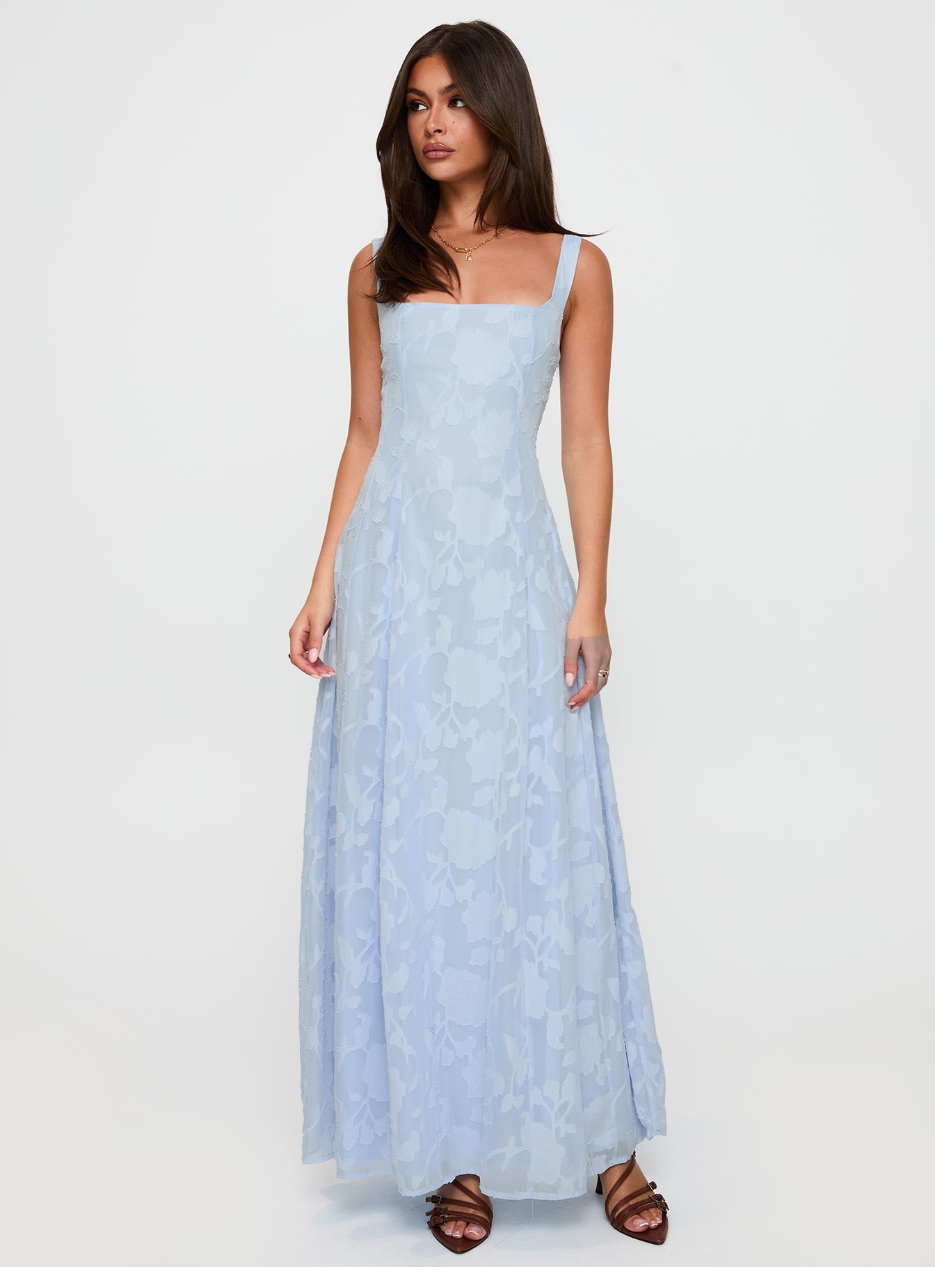 magnolia maxi dress in sorrel burnout Magnolia Maxi Dress Amanda Uprichard Sorrel