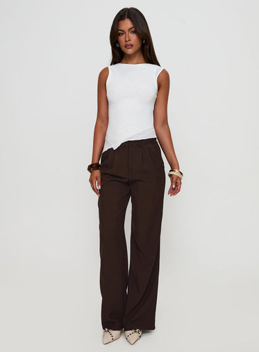 Ambient Wide Leg Pant Chocolate