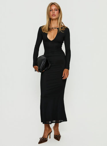 long sleeve maxi birthday dress for women Astoria Long Sleeve Maxi Dress main image 1