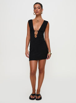 Steward Mini Dress Black