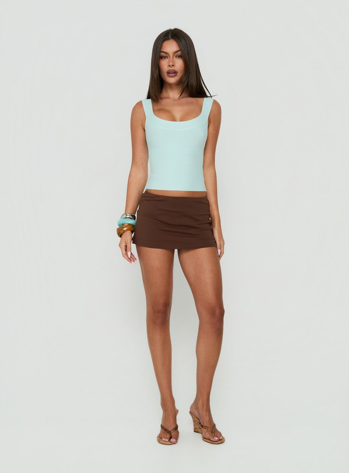 Jourdan Bandage Top Pale Blue