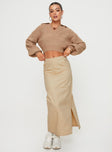 Hartlen Collared Sweater Beige Princess Polly  Cropped 
