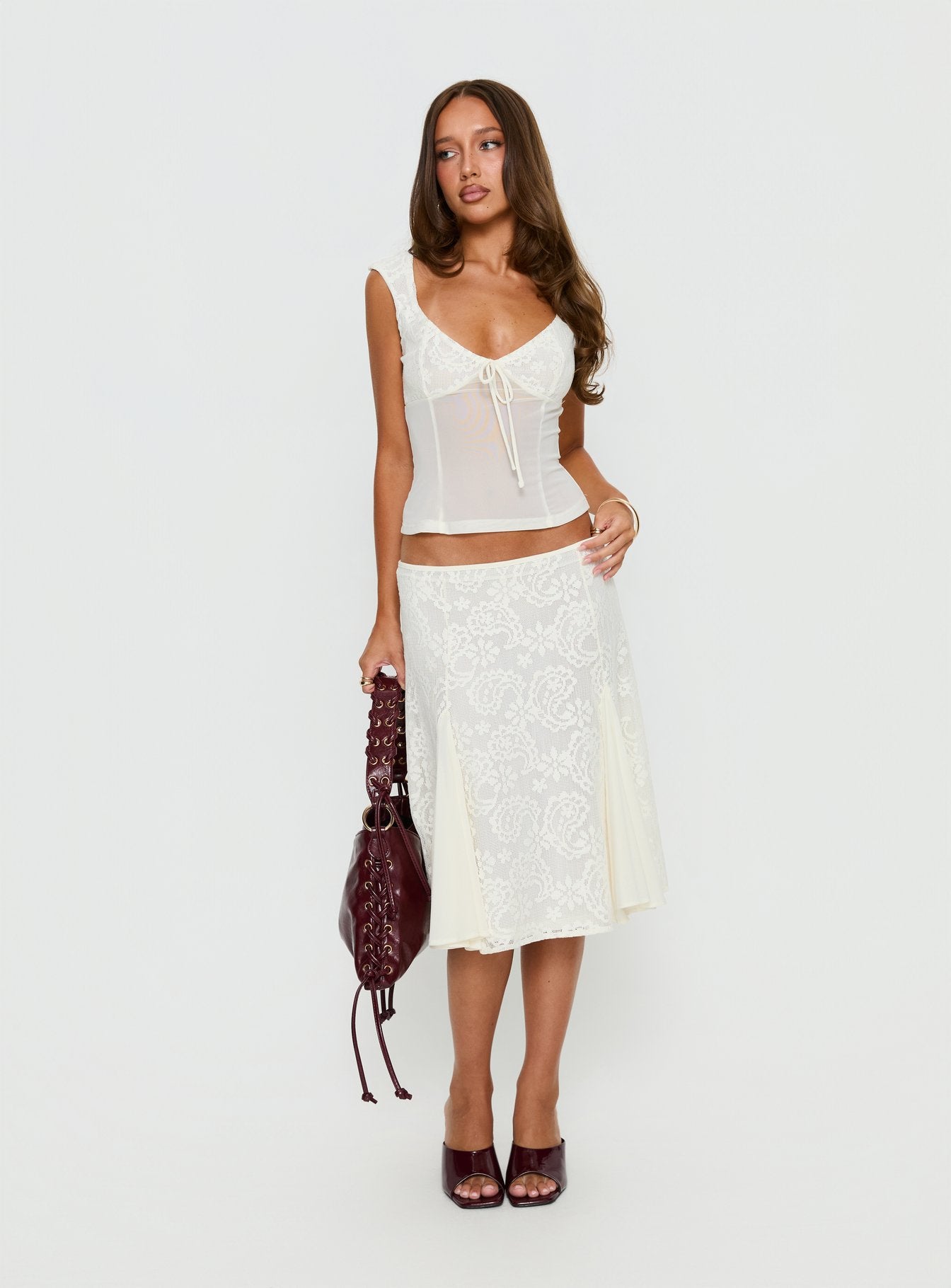 Quani Lace Top Cream