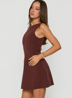Anse Mini Dress Chocolate