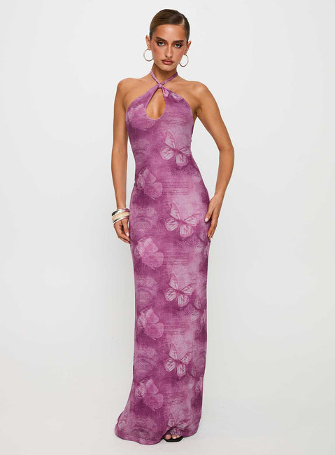 princess polly purple dress Jadira Scarf Maxi Dress | Purple | Womens
