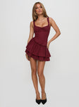 Shantelle Romper Burgundy