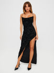 product Princess Polly Square Neck  Elba Maxi Dress Black