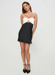 Shellie Mini Dress Black / White