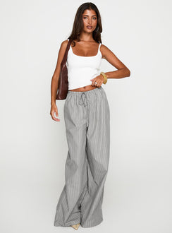 front view of model wearing Princess Polly Lucea Pants Multi High Waisted Pants 