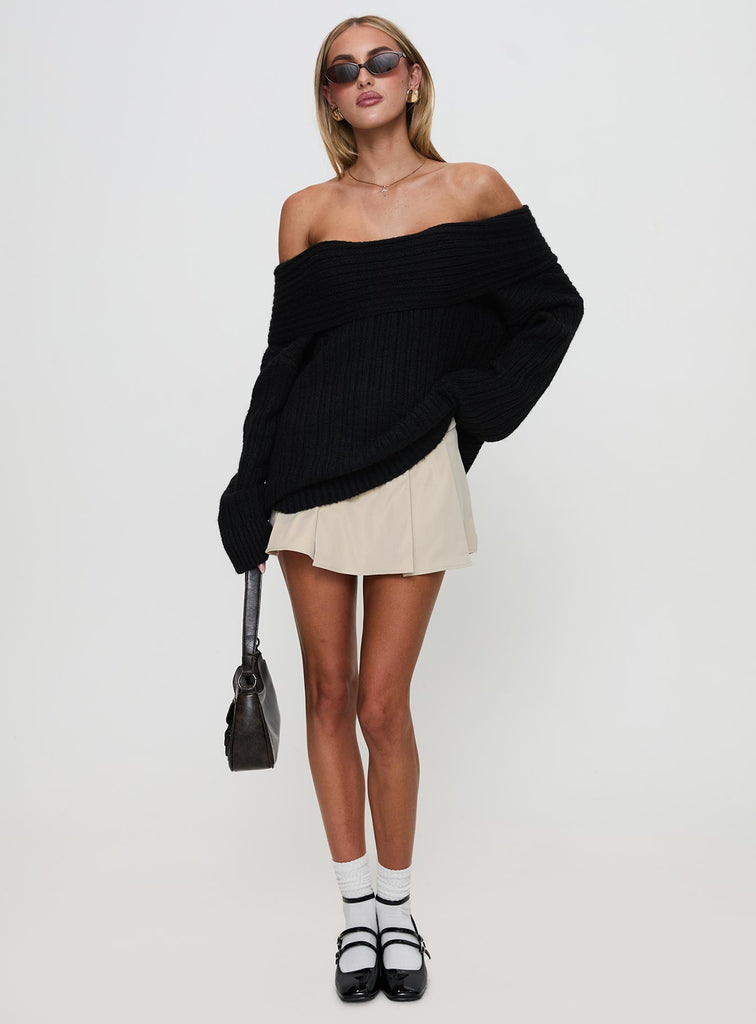 Elsie Off The Shoulder Knit Sweater