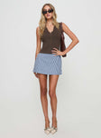 Gigi Skort Blue Stripe