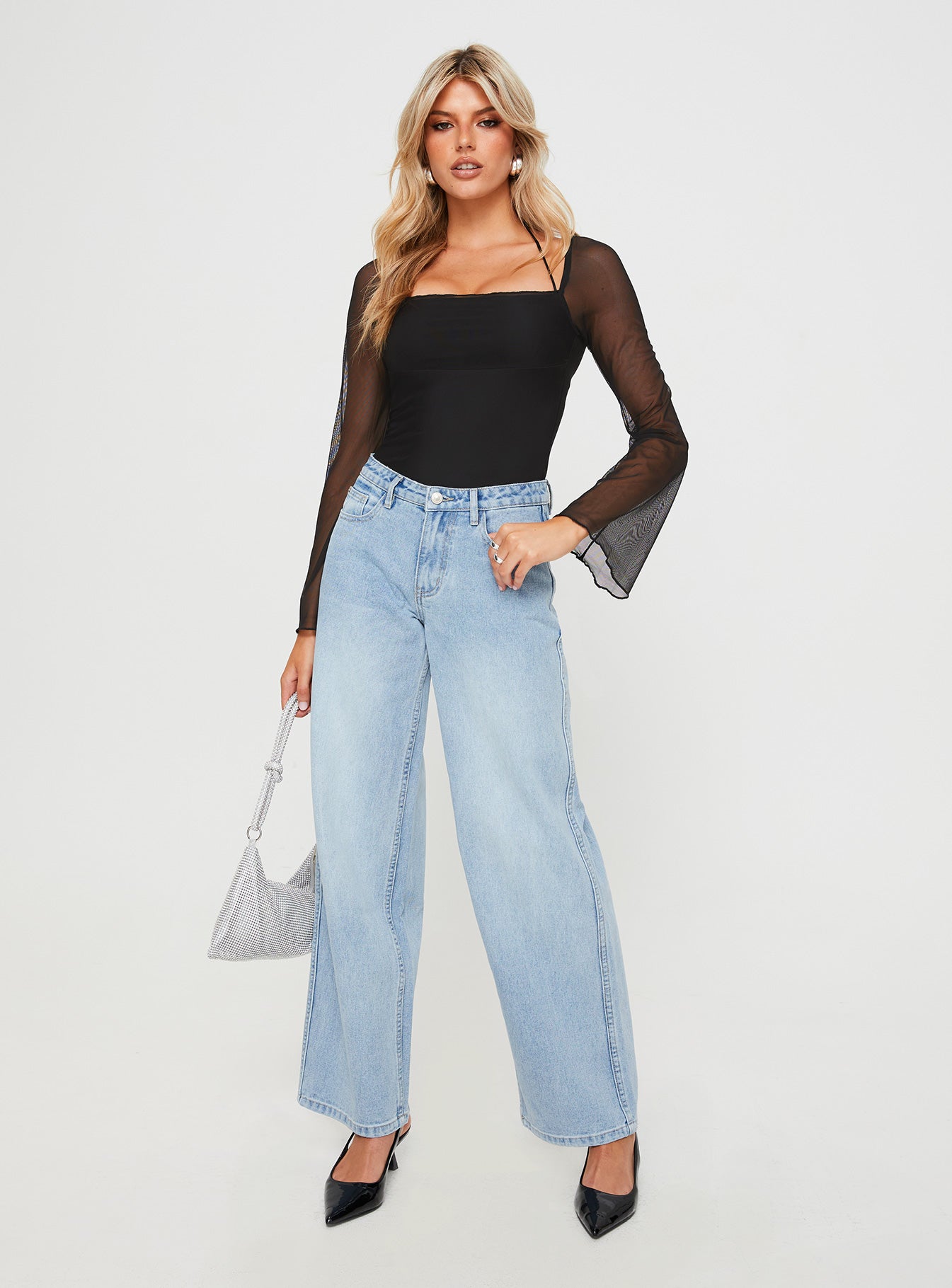 Maryanne mid-rise relaxed jeans light wash