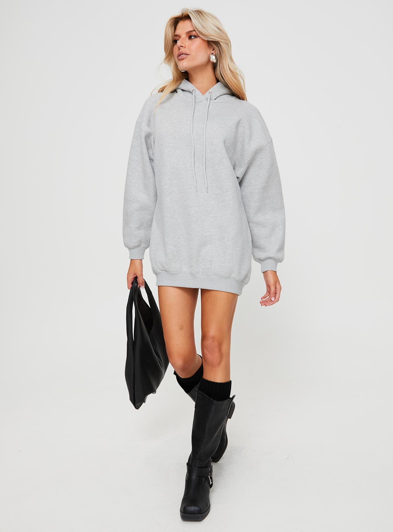 Alvon hooded sweatshirt grey