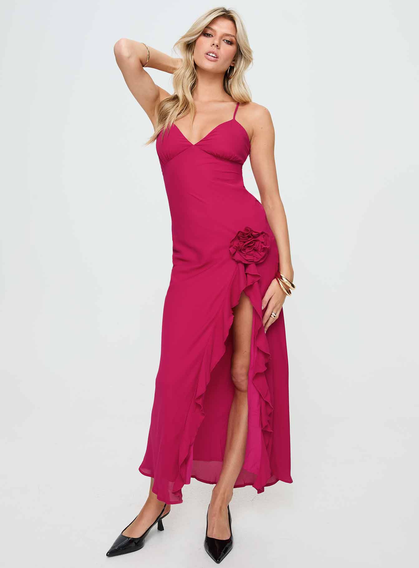 Thalassa maxi dress red