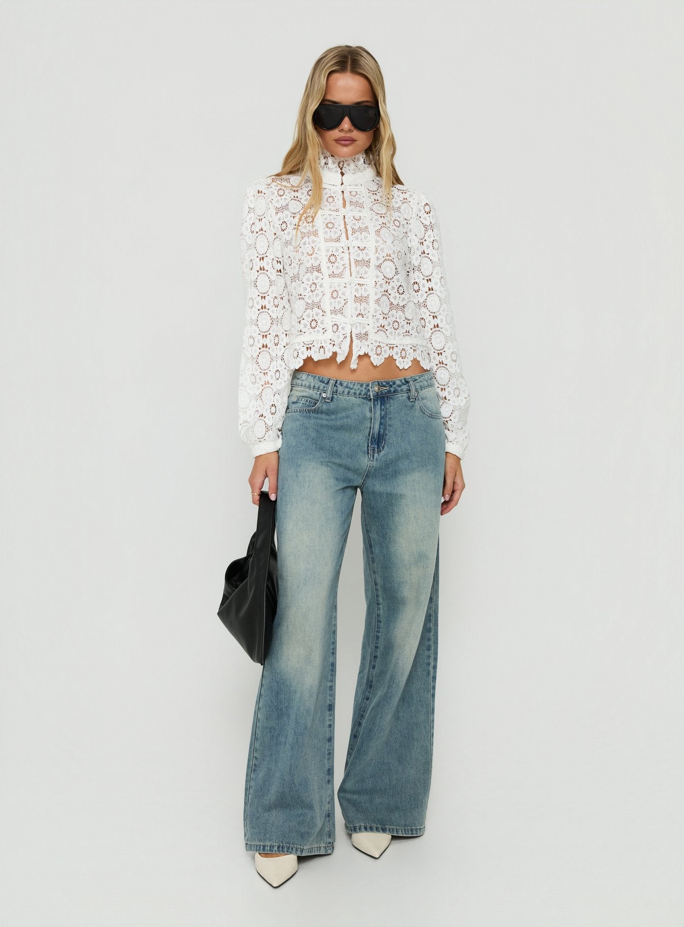 Overtime Blouse Porcelain