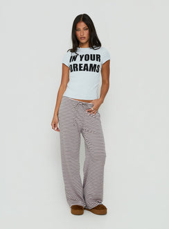 Always In Your Dreams Graphic Sleep Tee Blue