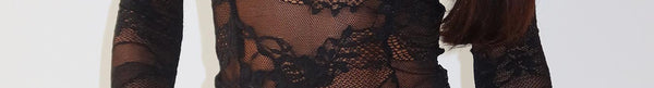 Princess Polly Kecia Long Sleeve Lace Top Black