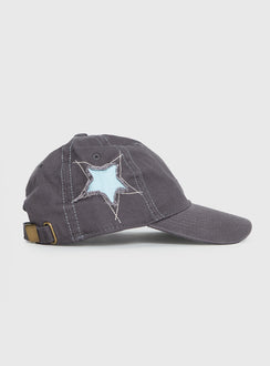 Cultivate Star Detail Cap Grey / Blue