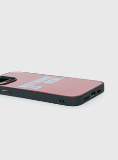 Nothing Is Real iPhone Case Blue / Red