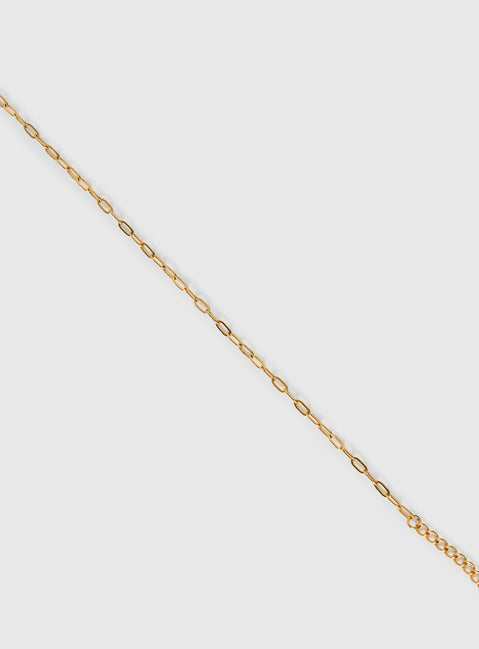 Zephry Gold Plated Link Chain Bracelet Gold