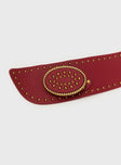 Elderwood Belt Red