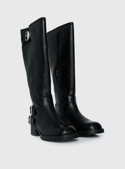 Therapy Form Boots Worn Black