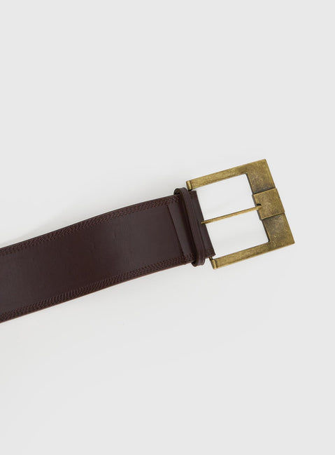 Distinction Belt Brown / Gold