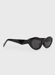 Art Deco Sunglasses Black