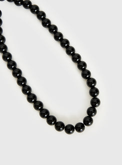 Orlynn Beaded Necklace Black