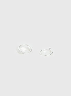 Seris Toe Ring Pack Silver