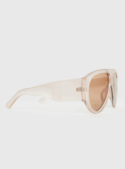Porschia Sunglasses Clear / Amber