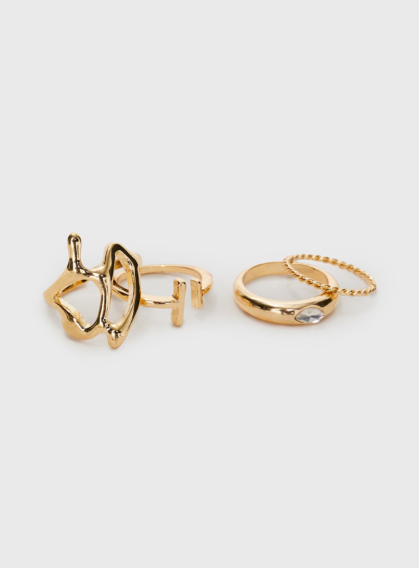 Better Together Ring Set Gold | Princess Polly