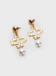 Carrion Earrings Gold