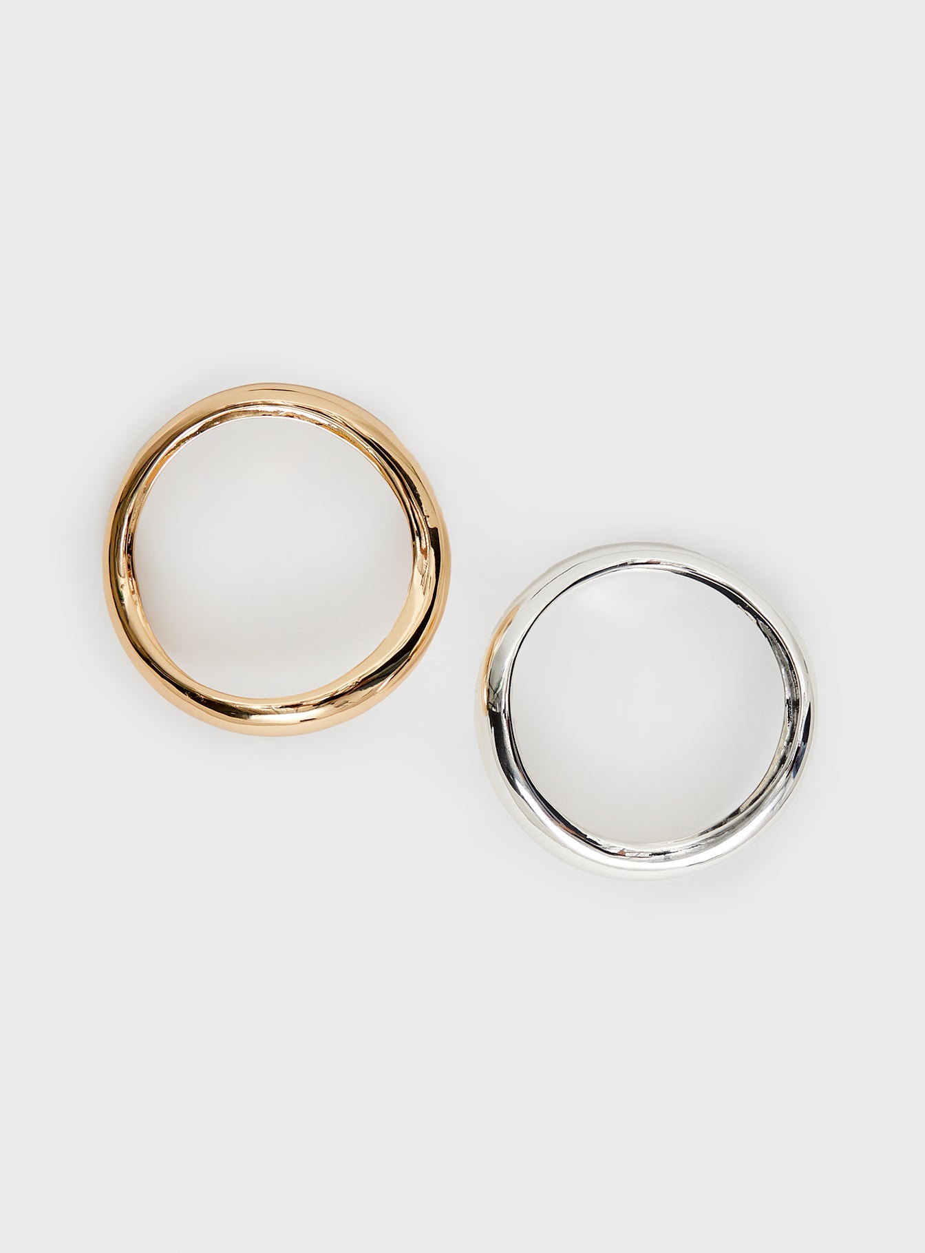 Softer Side Bangle Pack Silver / Gold