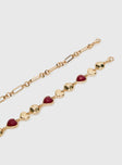 Vestige Bracelet Set Gold