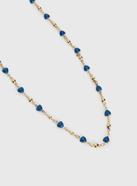 Abagail Gemstone Necklace Gold
