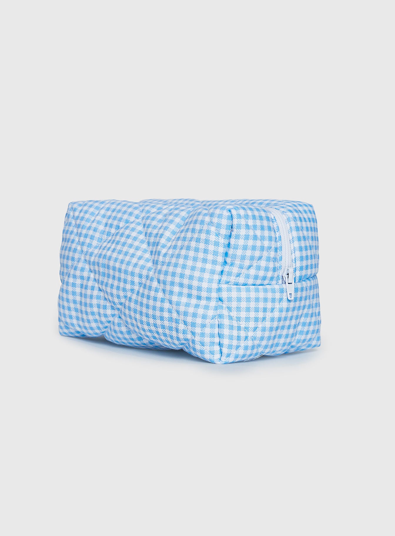 My Everything Pouch Blue Gingham